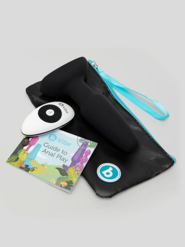 b-Vibe Remote Control Rechargeable Vibrating Rimming Butt Plug - 图片 3