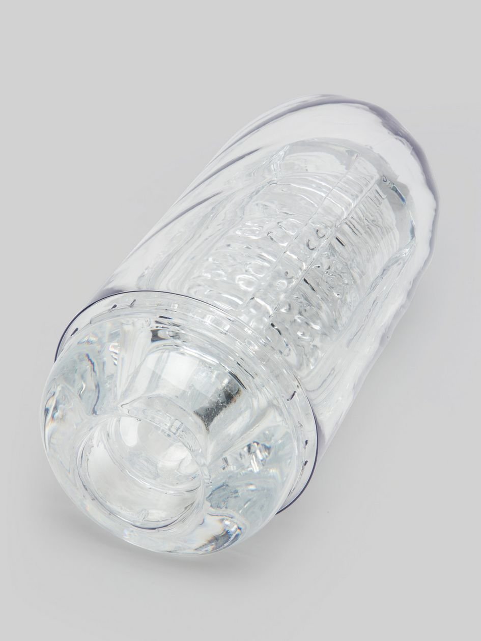 New Sensation Clear Textured Male Masturbator - 图片 3