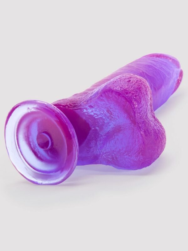 Doc Johnson Crystal Jellies Ballsy Suction Cup Dildo 8 Inch - 图片 3