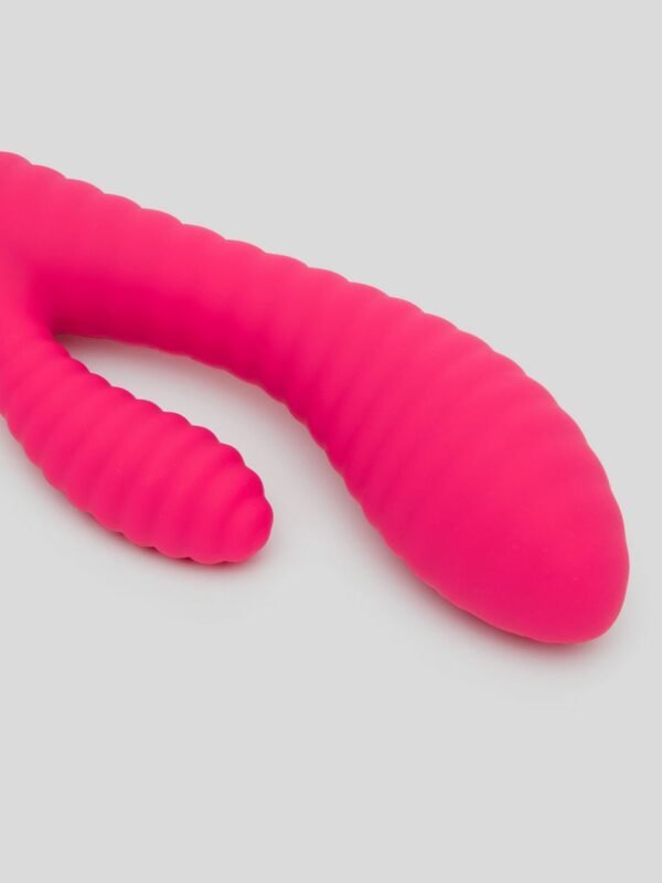 Ripple Rabbit Rechargeable Silicone Ribbed Rabbit Vibrator - 图片 3