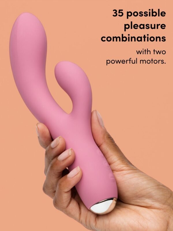 Silicone G-Spot Dual Vibrating Massager - 图片 3