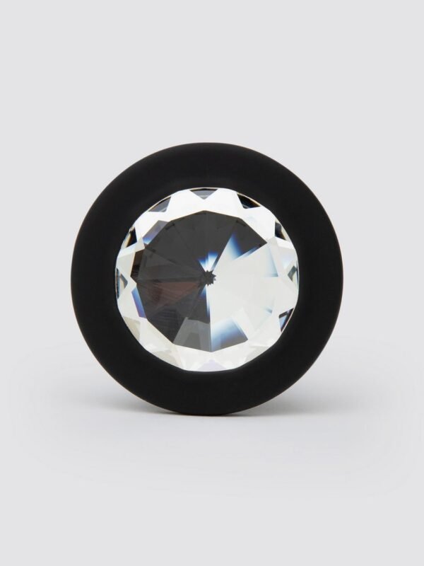 Jewelled Silicone Medium Butt Plug 3.5 Inch - 图片 3
