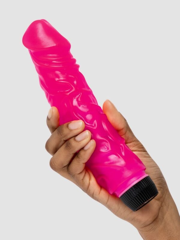 BASICS Girthy Realistic Dildo Vibrator 8 Inch - 图片 4