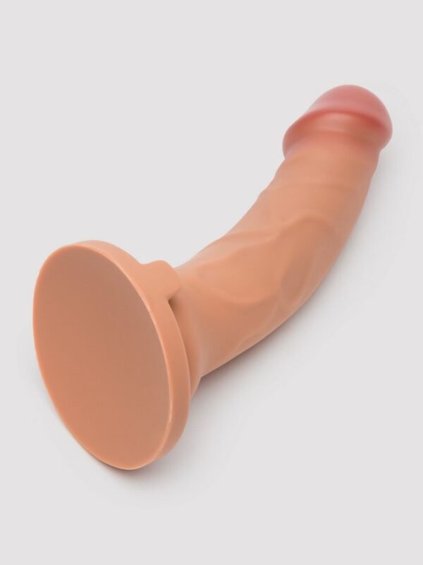 Lifelike Lover Luxe Realistic Silicone Dildo 7 Inch - Flesh Tan - 图片 4