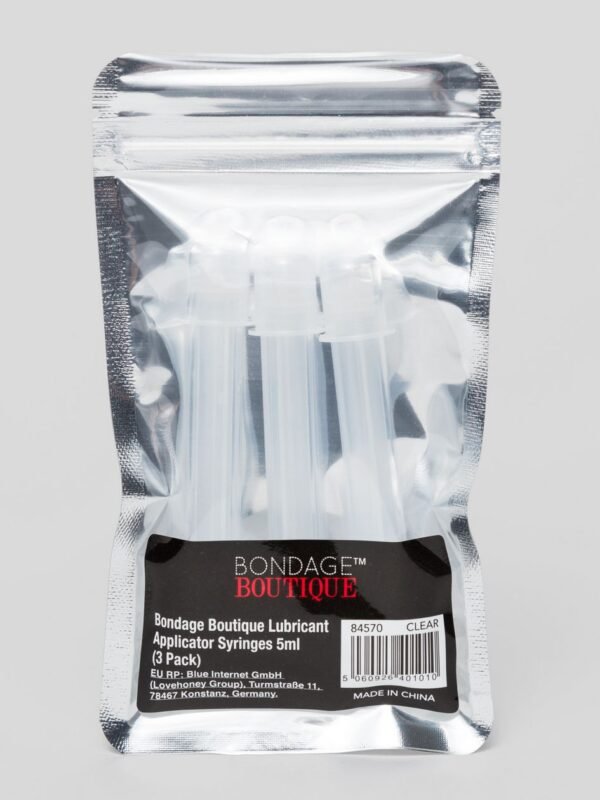 Bondage Boutique Lubricant Applicator Syringes 0.2 fl oz (3 Count) - 图片 4