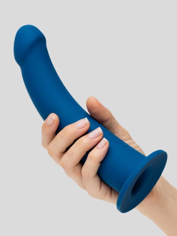 Curved Silicone Suction Cup Dildo 9 Inch - 图片 4