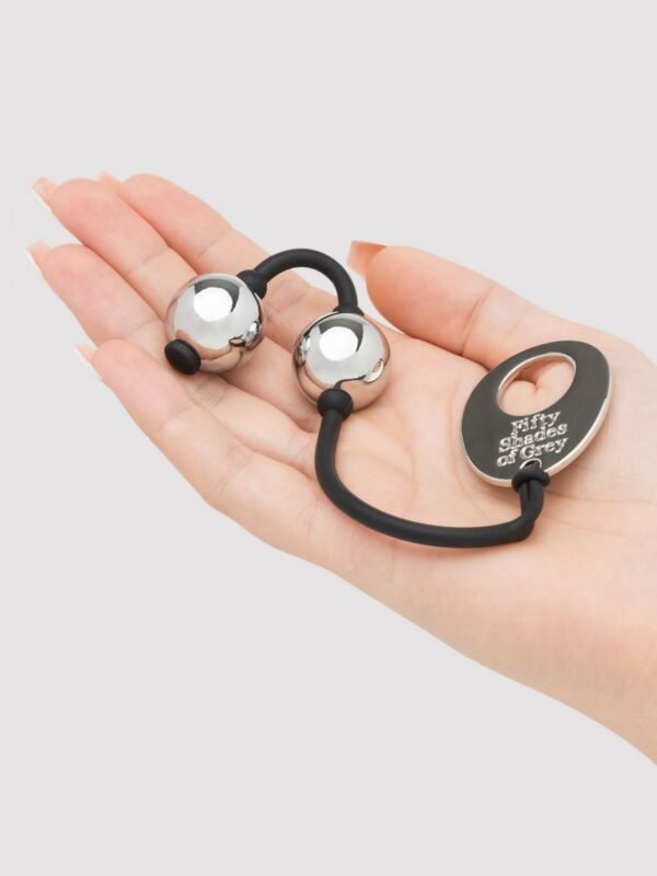 Fifty Shades of Grey Inner Goddess Mini Silver Pleasure Balls 3oz - 图片 4