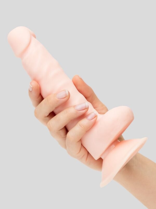 Lifelike Lover Classic Dual-Density Dildo with Moving Foreskin 8 Inch - 图片 4
