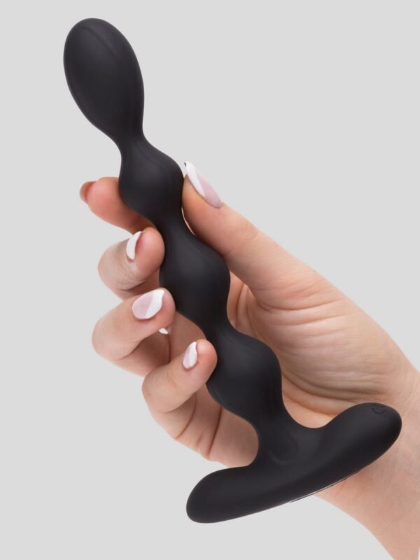 12 Function Rechargeable Bendable Vibrating Anal Beads - 图片 4