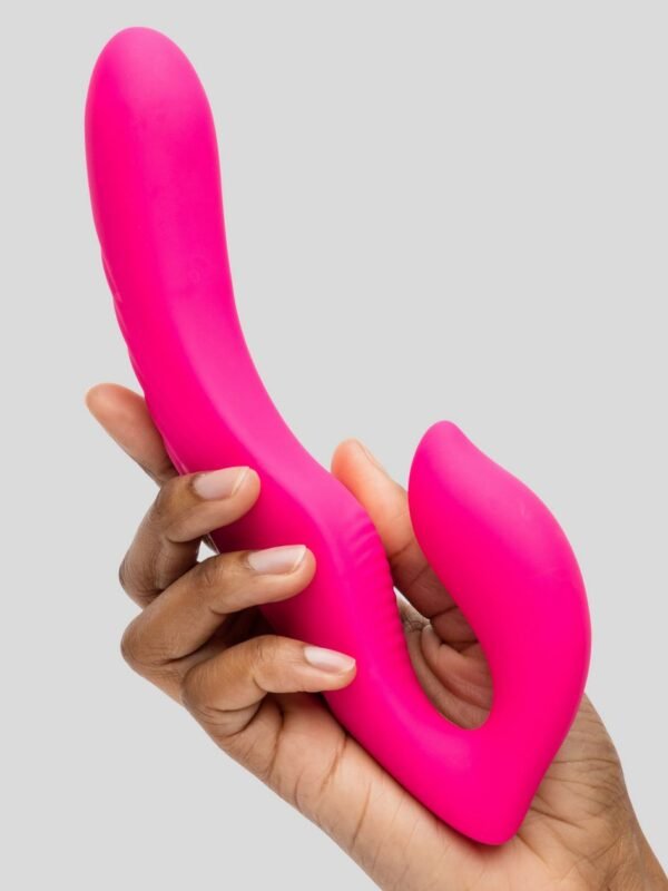 Double Down Rechargeable Remote Control Vibrating Strapless Strap-On - - 图片 4