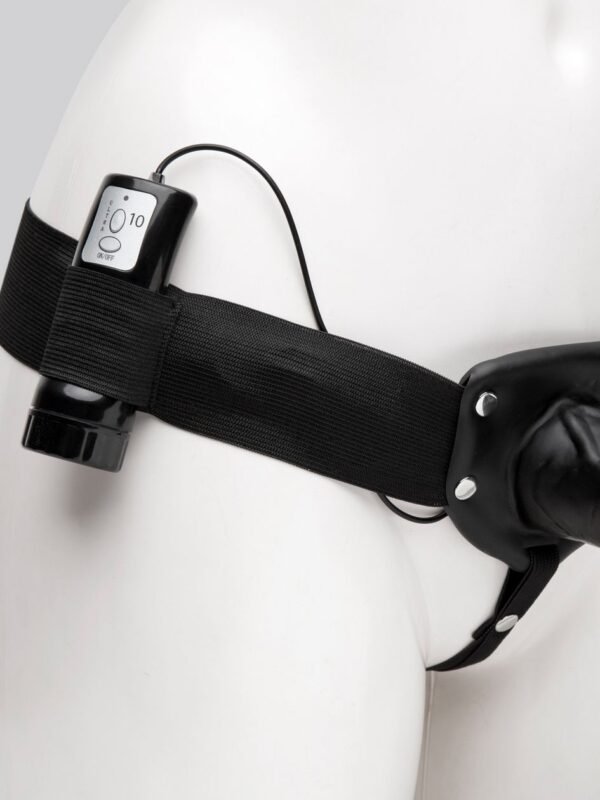 Perfect Partner Unisex Hollow Vibrating Strap-On 8 Inch - 图片 4