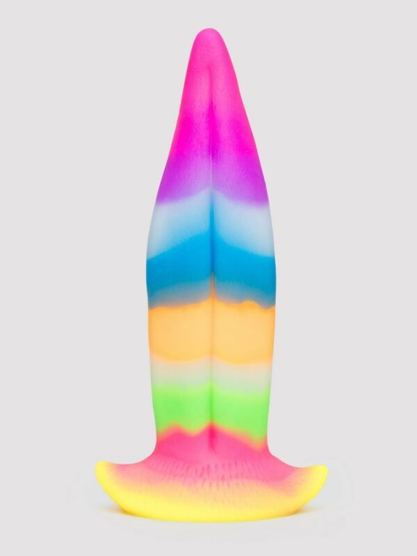 Fantasy Unicorn Kiss Tongue Glow-In-The-Dark Silicone Dildo - 图片 4