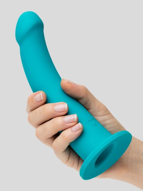 Curved Silicone Suction Cup Dildo 8 Inch - 图片 4
