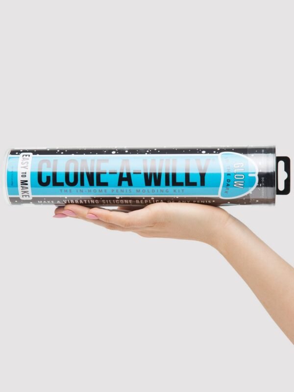 Clone-A-Willy Glow In The Dark Vibrator Molding Kit Blue - 图片 4
