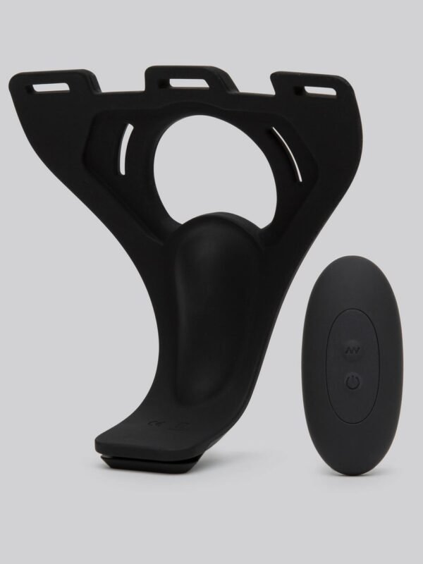 Doc Johnson Silicone Hollow Remote Control Strap-On Set 8 Inch - 图片 4