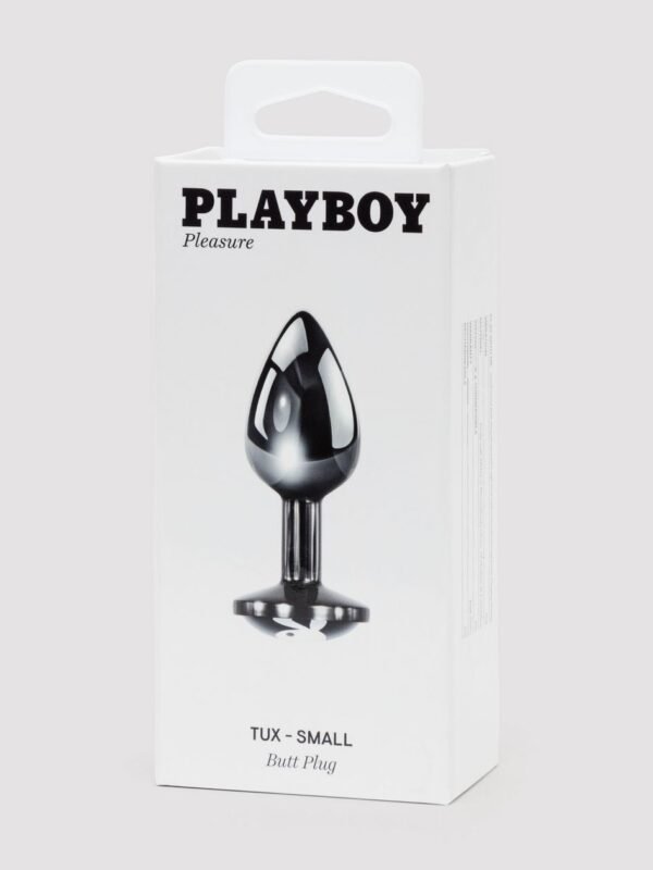 Playboy Tux Small 2.5 Inch Metal Butt Plug - 图片 5
