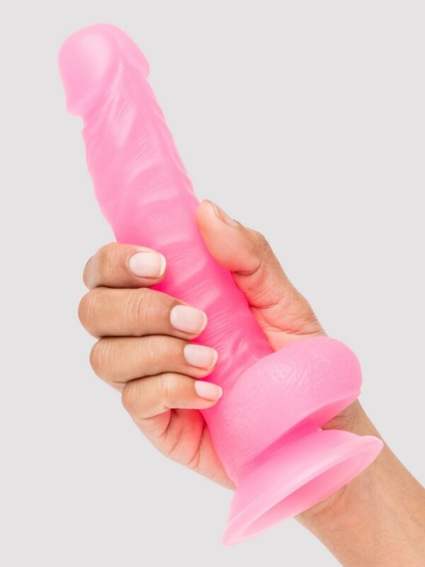 BASICS Glow In the Dark Realistic Suction Cup Dildo 8 Inch - 图片 5