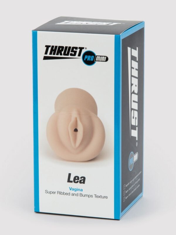 THRUST Pro Mini Lea Super Ribbed and Bumps Pocket Pussy 11.1oz - 图片 5