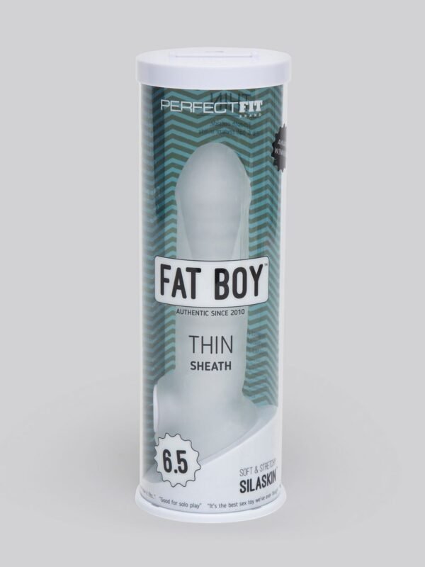 Perfect Fit Fat Boy Thin 6.5 Inch Penis Sleeve with Ball Loop - 图片 5