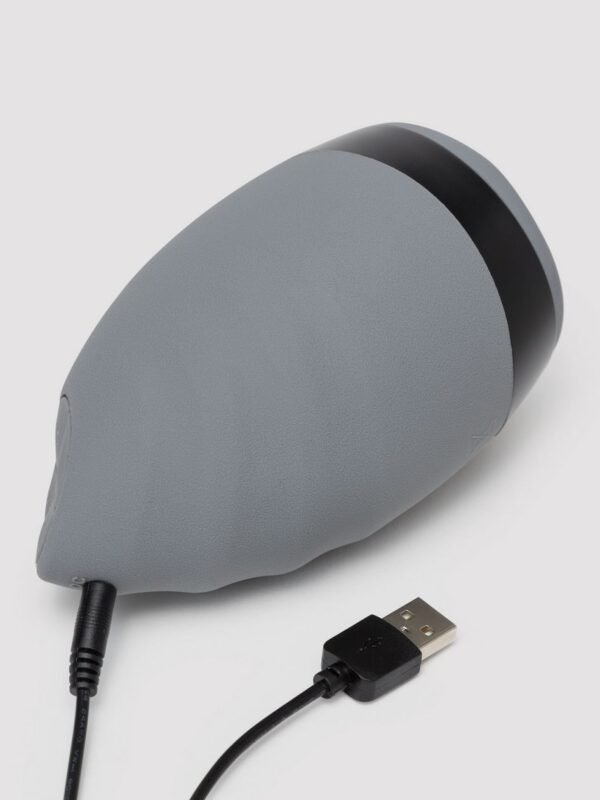 Hot Shot Rechargeable Warming Silicone Male Masturbator - 图片 5