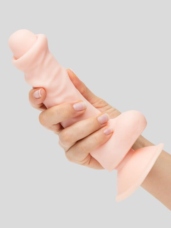Lifelike Lover Classic Dual-Density Dildo with Moving Foreskin 8 Inch - 图片 5