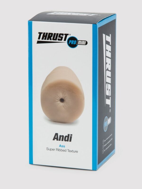 THRUST Pro Mini Andi Super Ribbed Pocket Ass 7.2oz - 图片 5