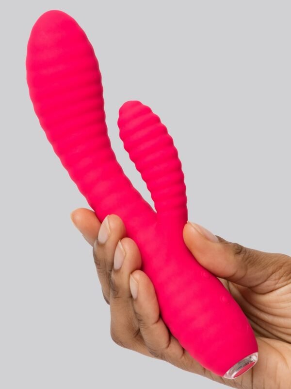 Ripple Rabbit Rechargeable Silicone Ribbed Rabbit Vibrator - 图片 5