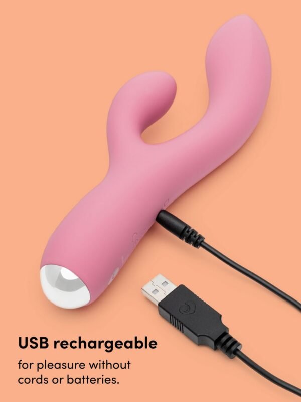 Silicone G-Spot Dual Vibrating Massager - 图片 5