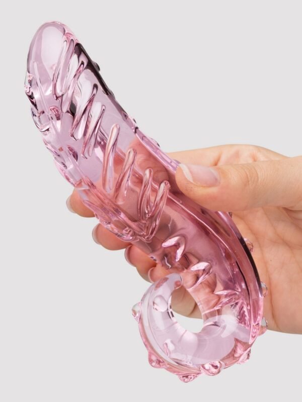 Tentacle Textured Sensual Glass Dildo - 图片 6