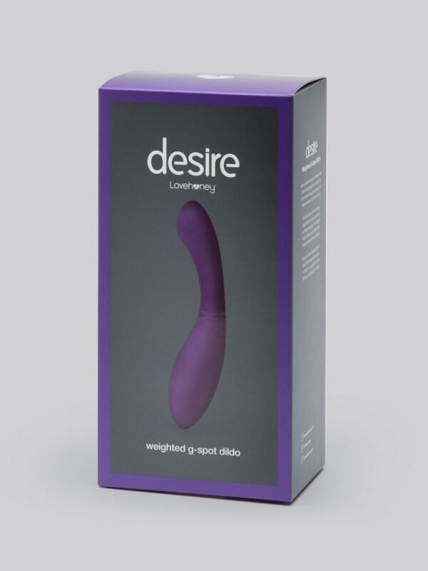 Desire Luxury Weighted Curved Silicone Dildo - 图片 6