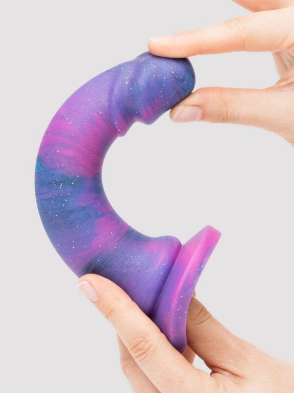 Super Soft Silicone Galaxy Dildo 7 Inch - 图片 6