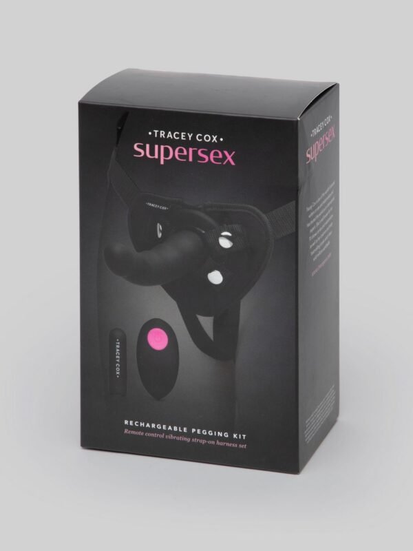 Tracey Cox Supersex Rechargeable Remote Control Strap-On Pegging Kit (3 Piece) - - 图片 6
