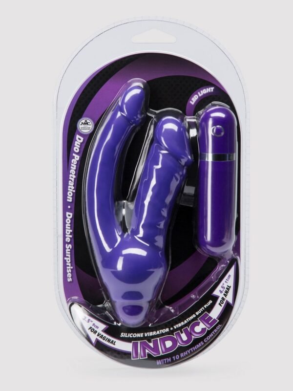 Double O Heaven 10 Function Vibrating Silicone Double Penetration Dildo - 图片 6