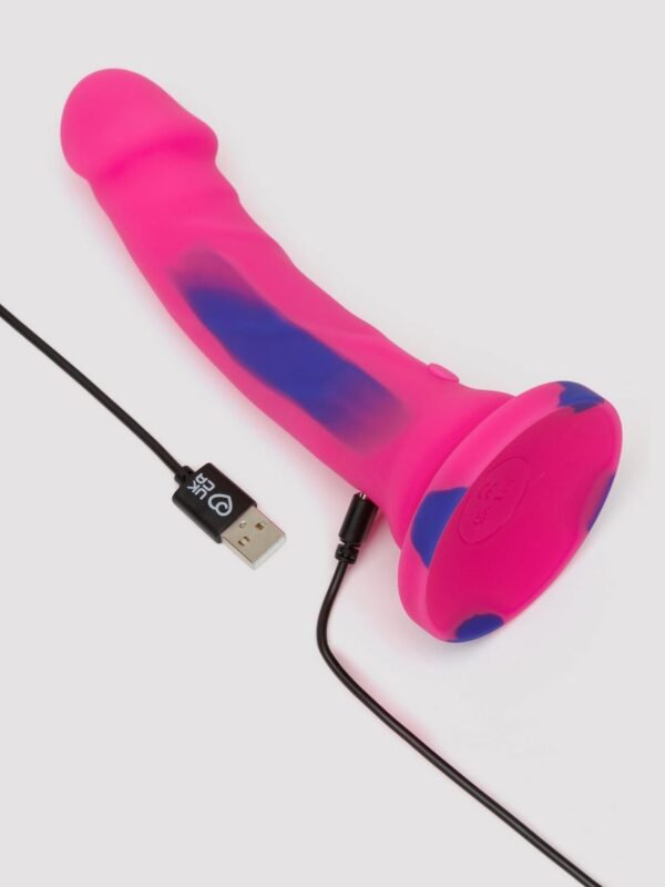 Lifelike Lover Luxe Realistic Multicoloured Silicone Vibrating Dildo 7 Inch - 图片 6