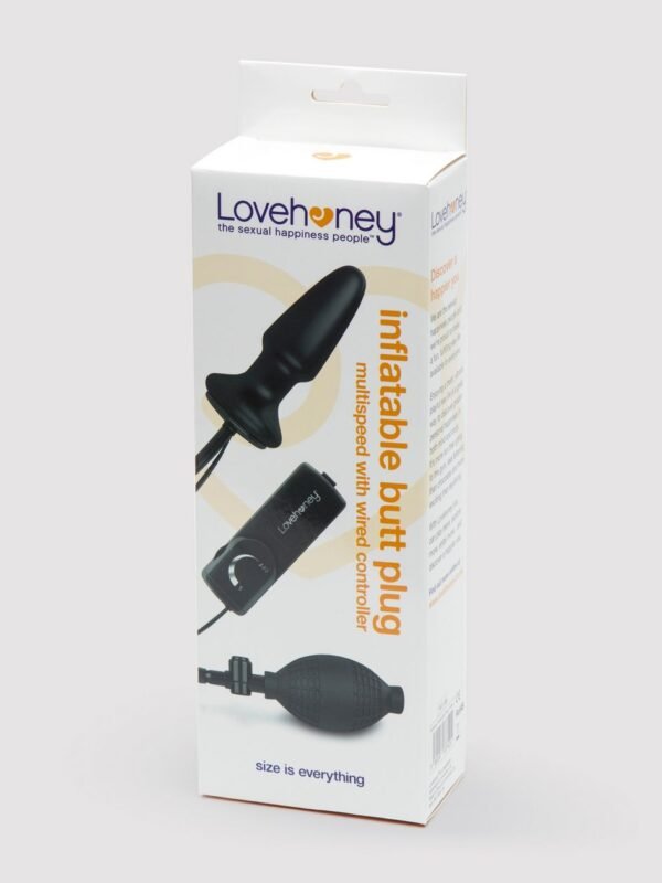 Vibrating Inflatable Butt Plug 4.5 Inch - 图片 6