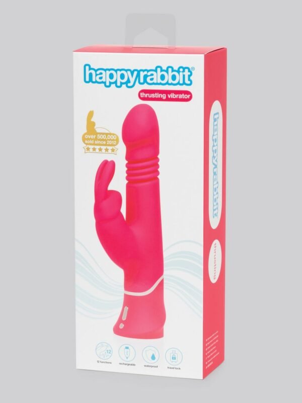 Happy Rabbit Thrusting Realistic Rechargeable Rabbit Vibrator - 图片 6