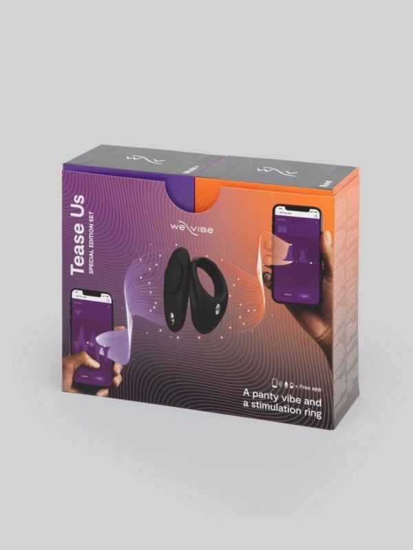 We-Vibe Tease Us Bond and Moxie Vibrating Cock Ring and Panty Vibrator Set - 图片 7
