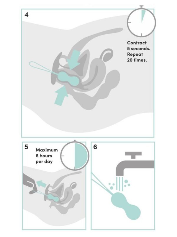 Health Silicone Kegel Toning Set - 图片 7