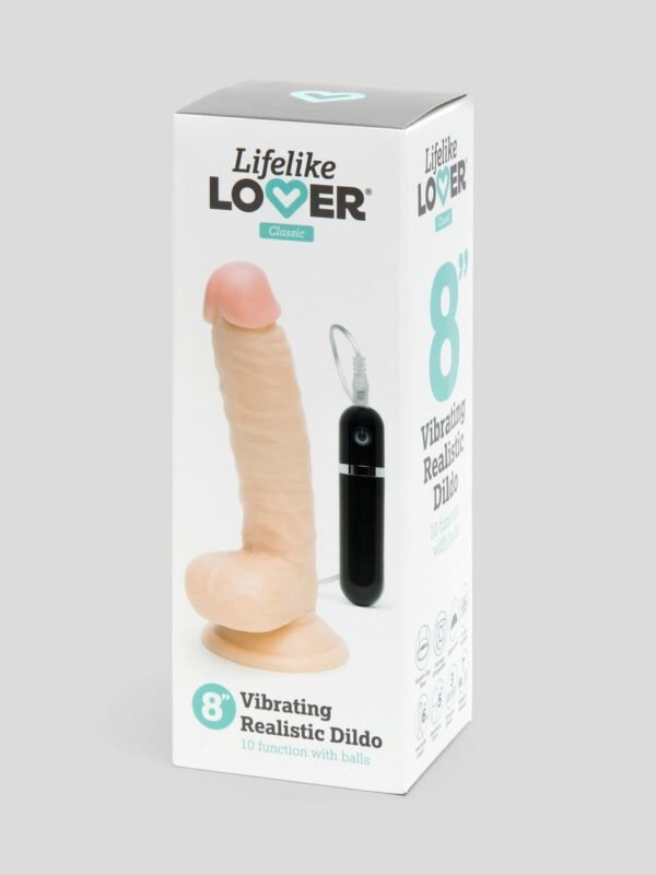 Lifelike Lover Classic Realistic Dildo Vibrator 8 Inch - 图片 7