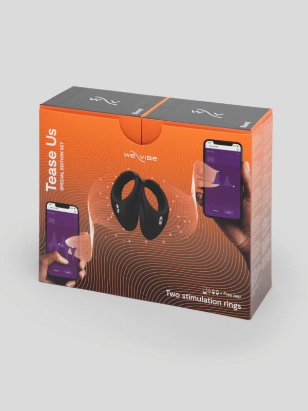 We-Vibe Tease Us Bond Vibrating Silicone Cock Ring Boxed Set - 图片 7