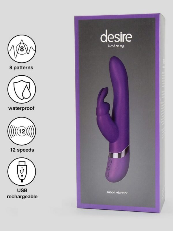 Desire Luxury Rechargeable Rabbit Vibrator - 图片 7