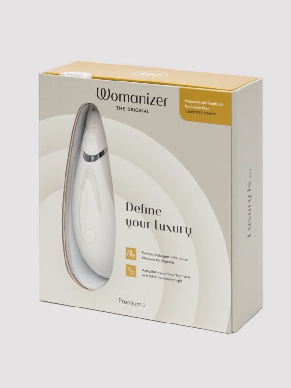 Womanizer Premium 2 Rechargeable Smart Silence Clitoral Suction Stimulator - 图片 7